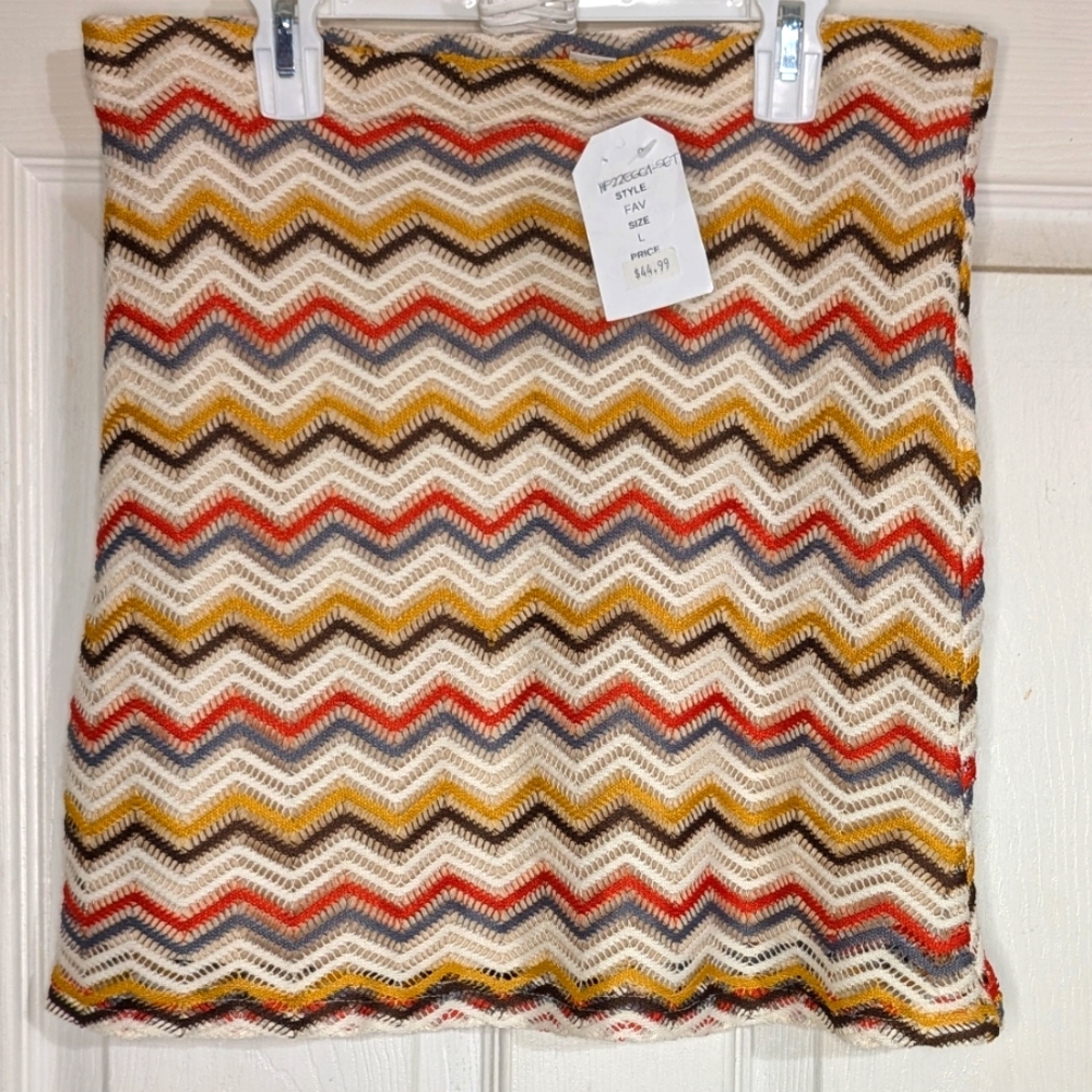 HYFVE Knitted Skirt Size Large 0330